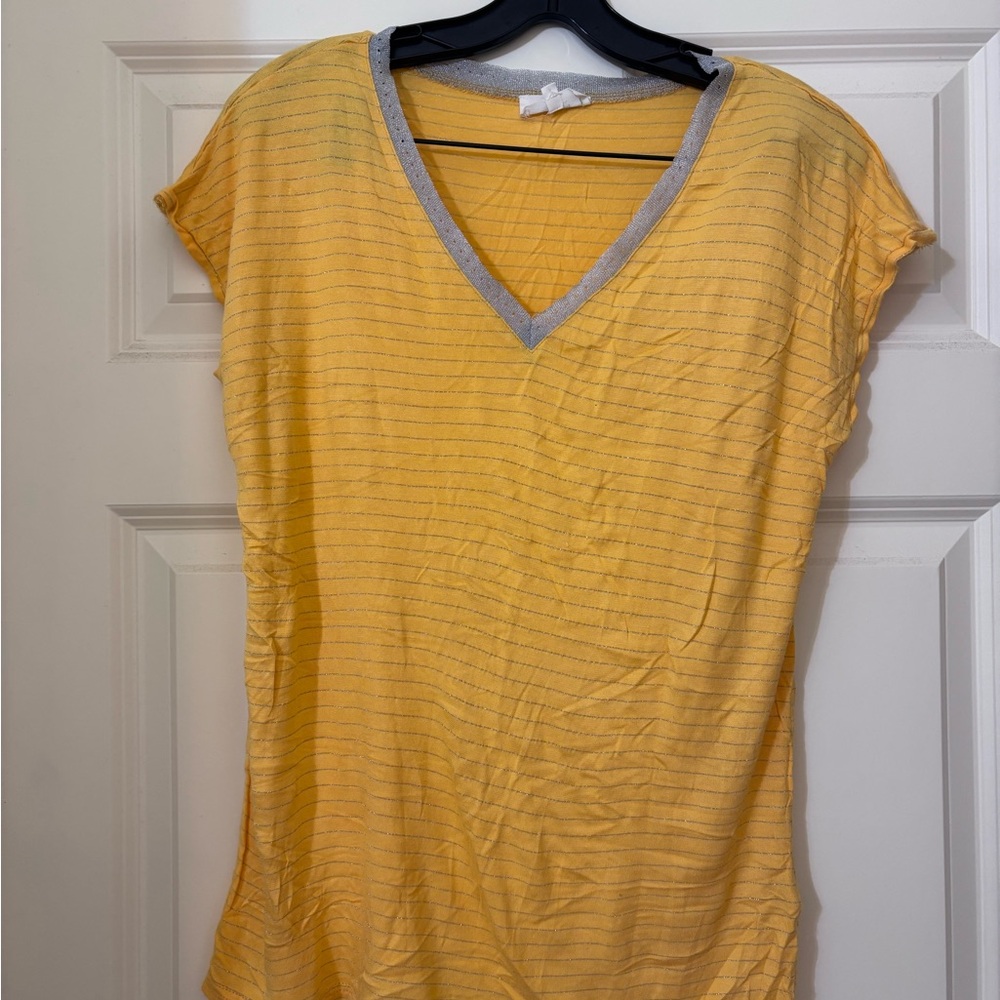 Sunny Yellow V-Neck Women's Tee